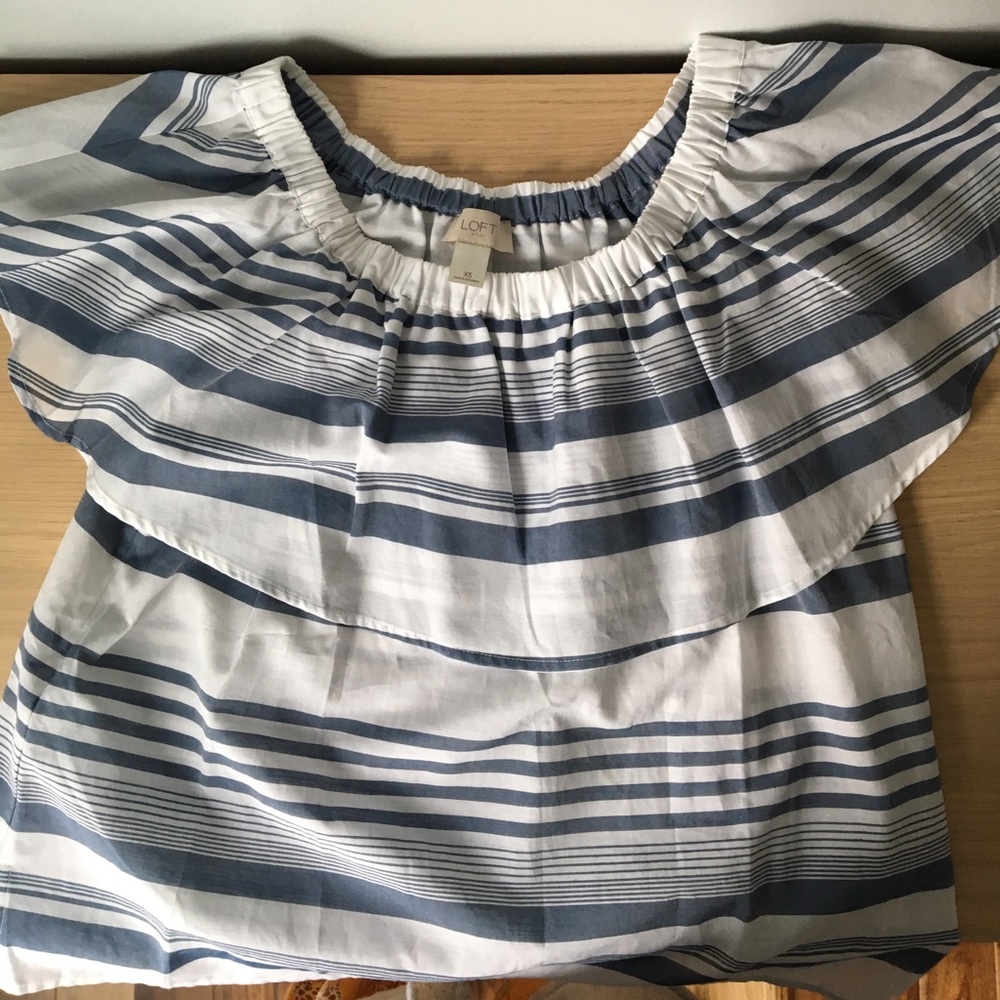 Loft Off the shoulder shirt